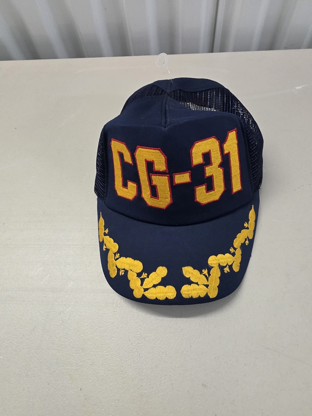 Navy CG-31 Embroidered Trucker Hat